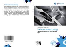 Portada del libro de Oxford Comma (Song)