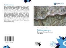 Bookcover of Dolichosaurus