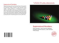 Couverture de Supernatural Numbers