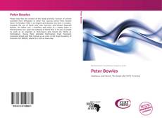 Buchcover von Peter Bowles