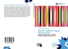 Buchcover von Welsh Football League Division One