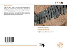 Bookcover of Geosaurinae