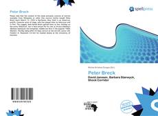 Bookcover of Peter Breck