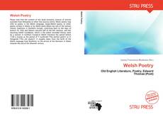 Bookcover of Welsh Poetry