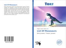 Capa do livro de List Of Mosasaurs 