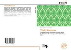 Vitaliy Kononov kitap kapağı