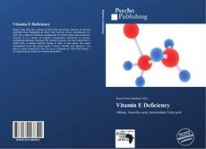 Bookcover of Vitamin E Deficiency