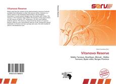 Copertina di Vitanovo Reserve