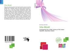 Buchcover von Vito Miceli