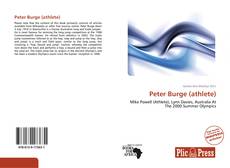 Capa do livro de Peter Burge (athlete) 