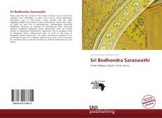 Couverture de Sri Bodhendra Saraswathi