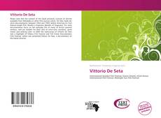 Vittorio De Seta kitap kapağı
