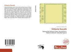 Capa do livro de Vittorio Garatti 
