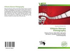 Capa do livro de Vittorio Storaro Filmography 