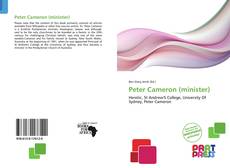 Buchcover von Peter Cameron (minister)