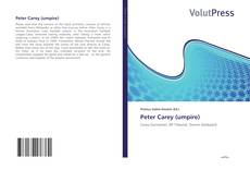 Bookcover of Peter Carey (umpire)