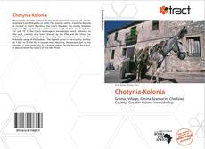 Bookcover of Chotynia-Kolonia