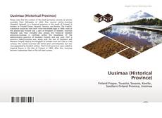 Capa do livro de Uusimaa (Historical Province) 