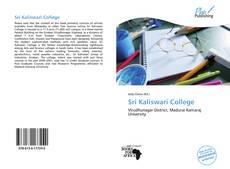 Bookcover of Sri Kaliswari College