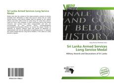 Capa do livro de Sri Lanka Armed Services Long Service Medal 