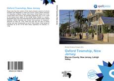 Bookcover of Oxford Township, New Jersey