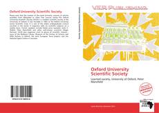 Portada del libro de Oxford University Scientific Society