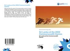 Buchcover von Sri Lanka at the 2002 Commonwealth Games