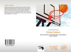 Buchcover von Vitaly Fridzon