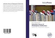 Buchcover von Oxfordian theory of Shakespeare Authorship