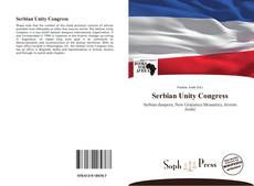 Capa do livro de Serbian Unity Congress 