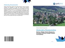 Bookcover of Holendry Kozienickie