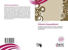 Capa do livro de Vittorio Fossombroni 