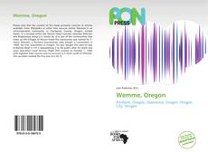 Capa do livro de Wemme, Oregon 