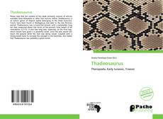 Bookcover of Thadeosaurus