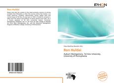 Bookcover of Ron Huldai