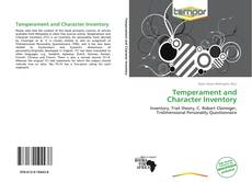 Portada del libro de Temperament and Character Inventory