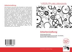 Capa do livro de Arbeitersiedlung 