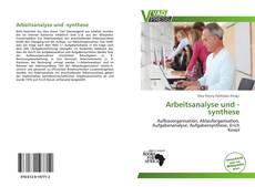 Buchcover von Arbeitsanalyse und -synthese