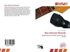 Ron Johnson Records kitap kapağı