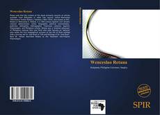 Bookcover of Wenceslao Retana