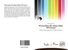 Portada del libro de Wenceslaus III Adam, Duke Of Cieszyn