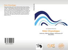 Capa do livro de Peter Chrysologus 