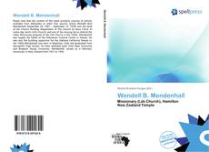 Bookcover of Wendell B. Mendenhall