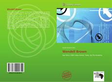 Bookcover of Wendell Brown