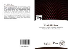 Couverture de Wendell E. Dunn