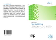 Bookcover of Wendell Fields