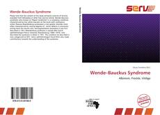 Capa do livro de Wende–Bauckus Syndrome 