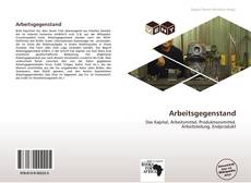 Buchcover von Arbeitsgegenstand