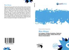 Buchcover von Ron Hines