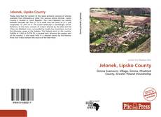 Capa do livro de Jelonek, Lipsko County 